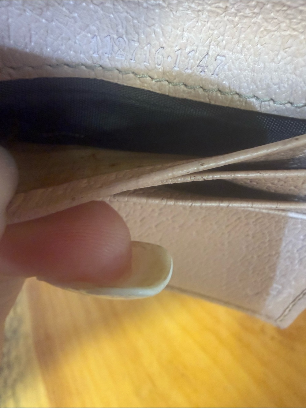 Gucci Beige Monogram Canvas Wallet with Pink Trim 1127161147 project - Picture 6 of 10